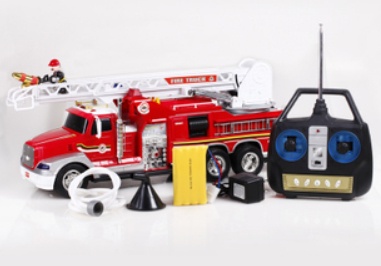 remote control fire engine shoots water