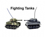 T34&Tiger1 Mini Fighting RC Tanks