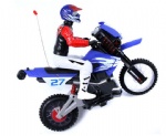 Remote control stunt motocycle