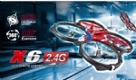 REU-X6 4ch 2.4G RC Quadcopter with 360 Everslon 6Axis stabilization
