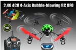 2.4G 4CH 4-axis Bubble-blowing Remote Control UFO