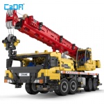 EBB-1035 RC Full Function Traveling Crane Engineering Truck Building Block Bricks Toys