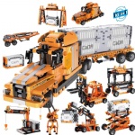BB-1060 Port Engineering Cars (10 in 1) DIY Sets Building Block Bricks Toys