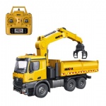 REV-1123 1:14 26CH RC Engineering Dump Truck with Timber Crane Grab