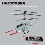 3.5ch Android And Iphone controlled RC Helicopter with shooting missile