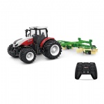 REF-3007 1:24 2.4G 6CH RC Tractor farmer car with Grass Rake Function