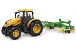 FP-10106 1: 24 Friction powered Tractor farmer toy car with Grass Rake