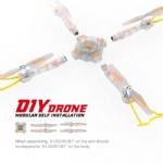 REU-X33 LED DIY KIT child educational RC quadcopter drones
