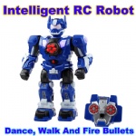 RER-28137 Infrared remote control robot multifunctional intelligent can dance,walk and fire bullets